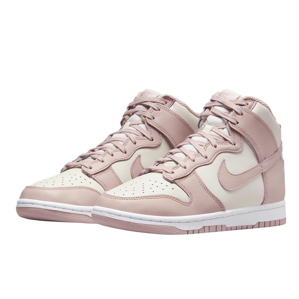 Women’s Nike Dunk High Pink Oxford Size 9.5 - Picture 2 of 4